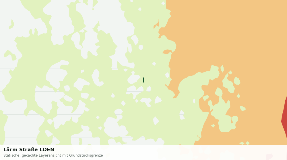 Statische Kartenansicht: Lärm Straße LDEN