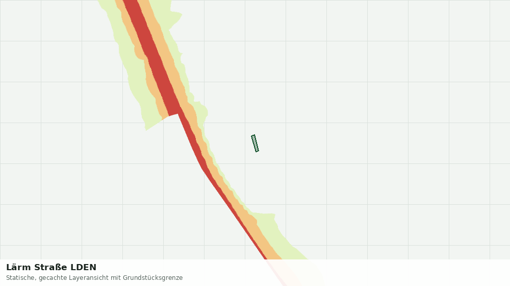 Statische Kartenansicht: Lärm Straße LDEN