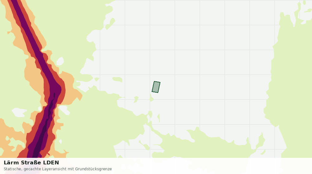 Statische Kartenansicht: Lärm Straße LDEN