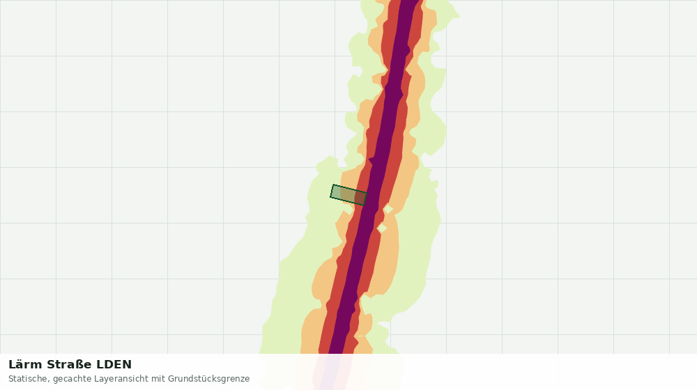 Statische Kartenansicht: Lärm Straße LDEN