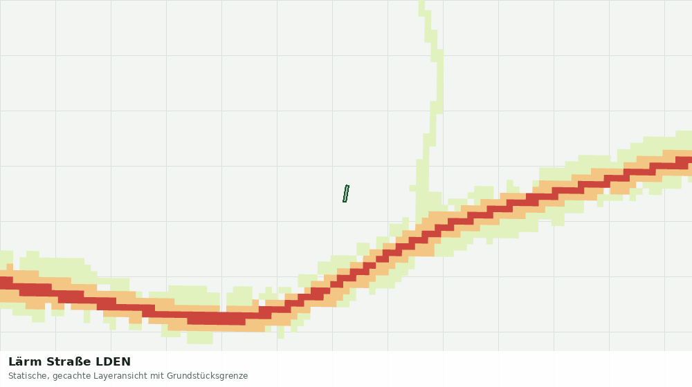 Statische Kartenansicht: Lärm Straße LDEN