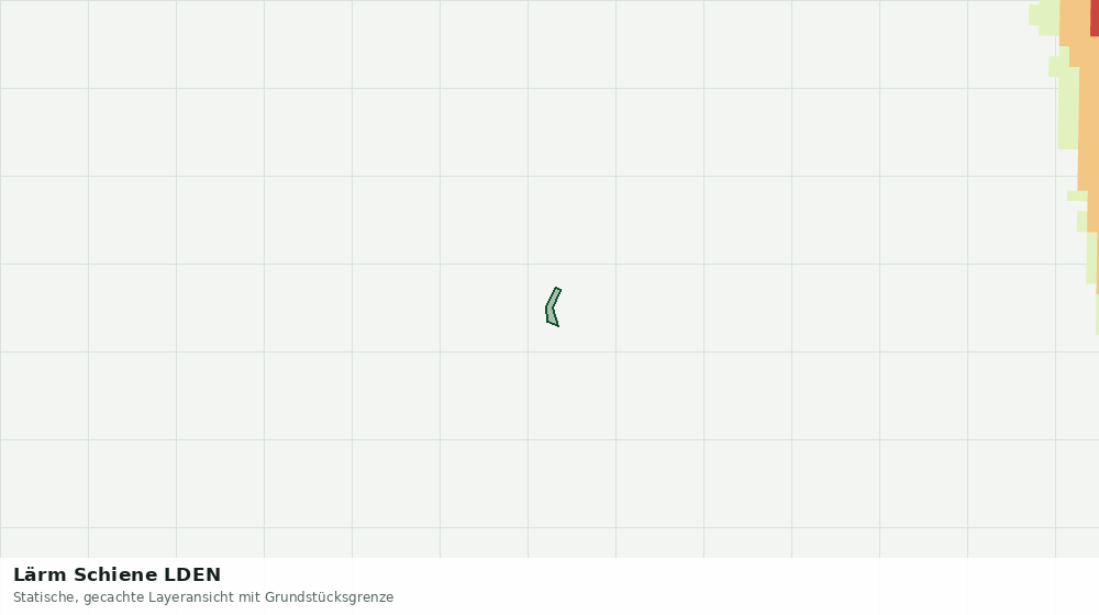Statische Kartenansicht: Lärm Schiene LDEN