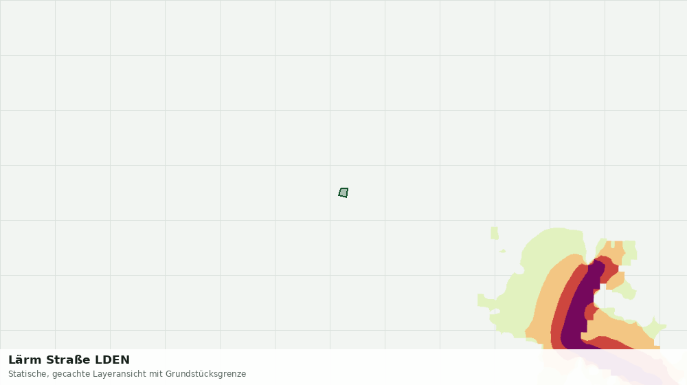 Statische Kartenansicht: Lärm Straße LDEN