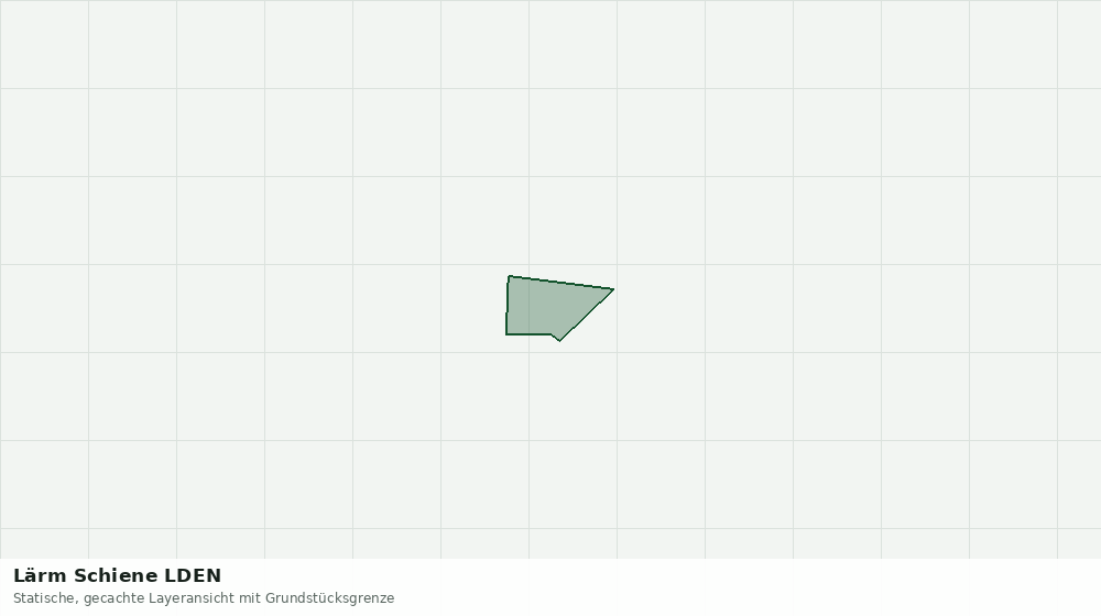 Statische Kartenansicht: Lärm Schiene LDEN