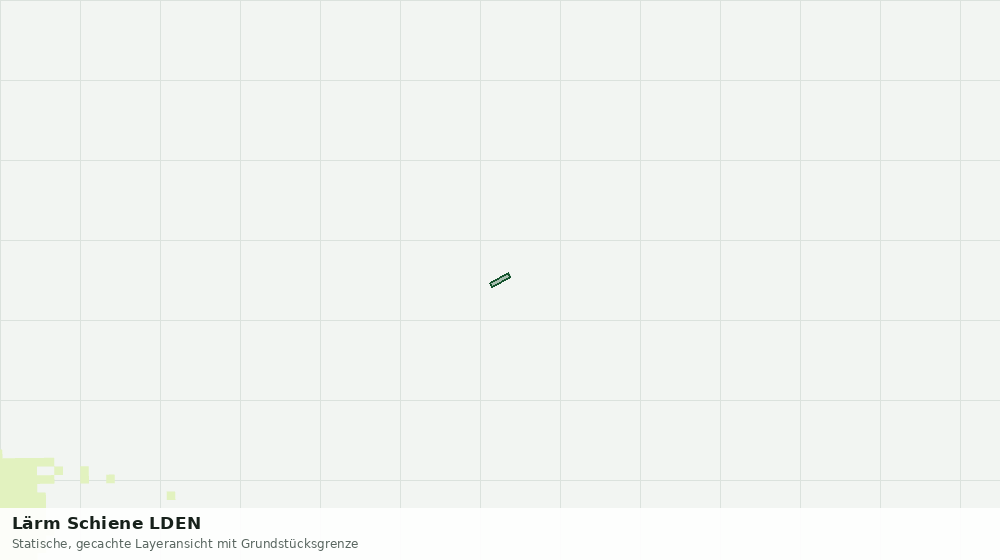 Statische Kartenansicht: Lärm Schiene LDEN