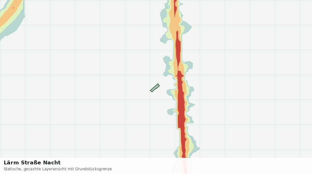 Statische Kartenansicht: Lärm Straße Nacht