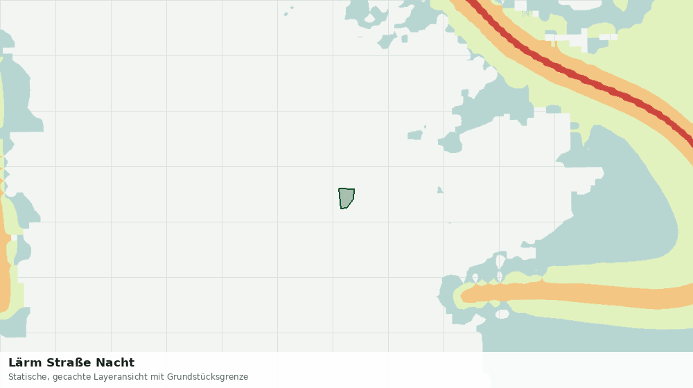 Statische Kartenansicht: Lärm Straße Nacht