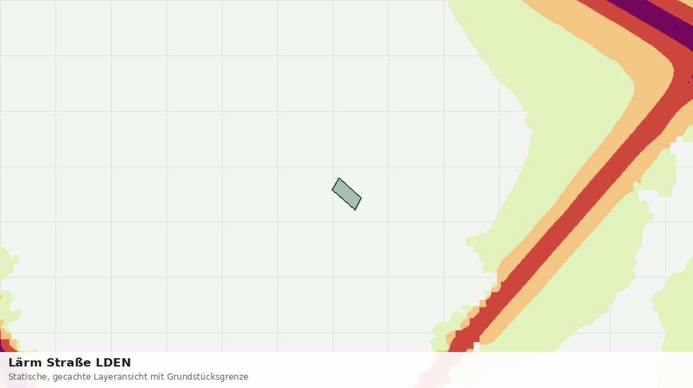 Statische Kartenansicht: Lärm Straße LDEN