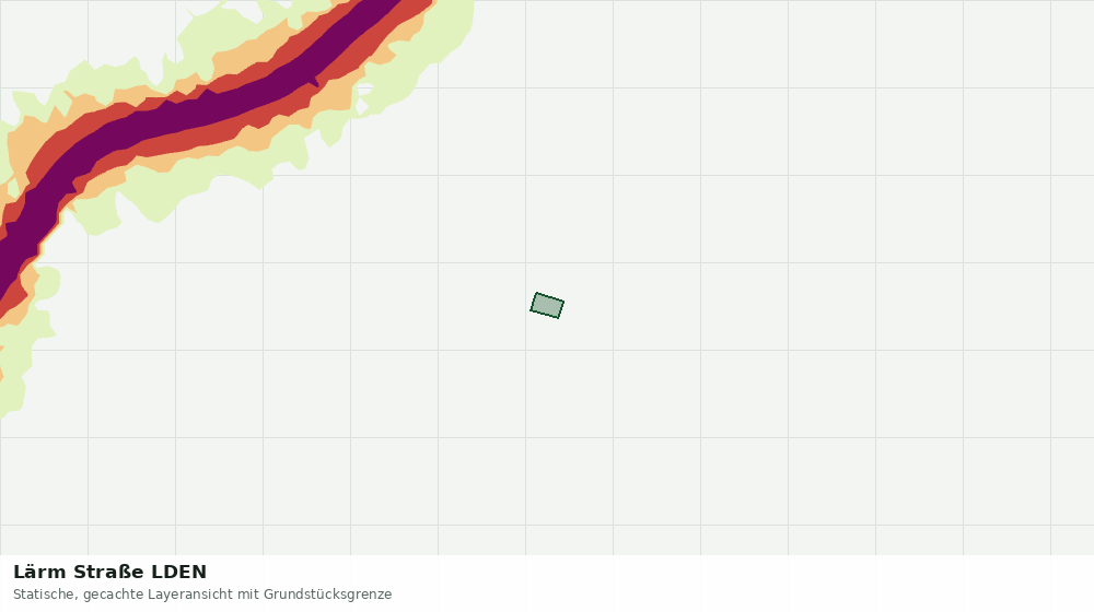 Statische Kartenansicht: Lärm Straße LDEN