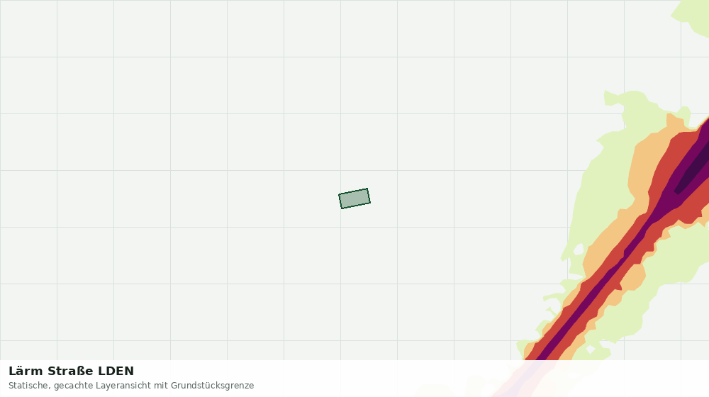 Statische Kartenansicht: Lärm Straße LDEN