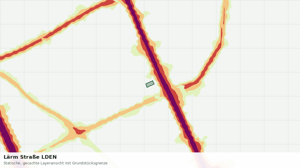 Statische Kartenansicht: Lärm Straße LDEN