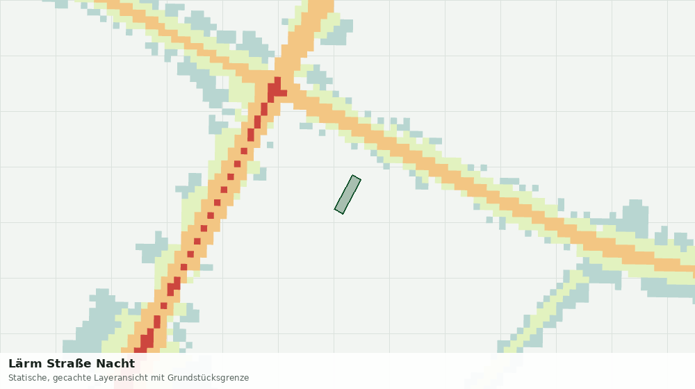 Statische Kartenansicht: Lärm Straße Nacht