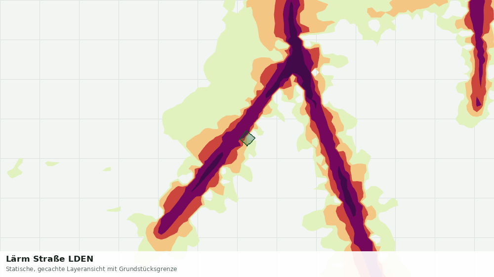 Statische Kartenansicht: Lärm Straße LDEN