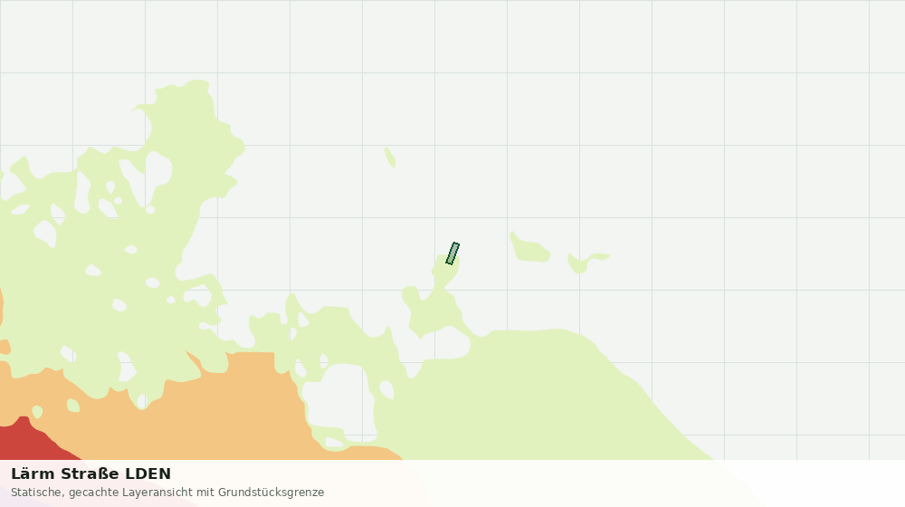 Statische Kartenansicht: Lärm Straße LDEN