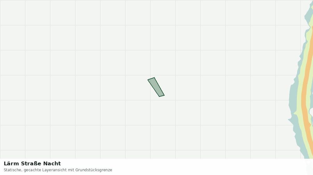 Statische Kartenansicht: Lärm Straße Nacht