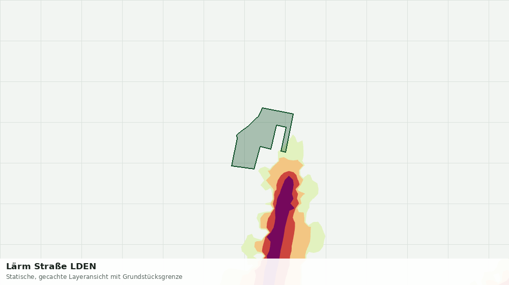 Statische Kartenansicht: Lärm Straße LDEN