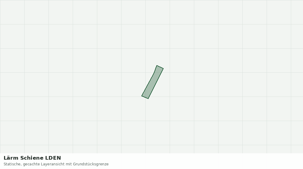 Statische Kartenansicht: Lärm Schiene LDEN