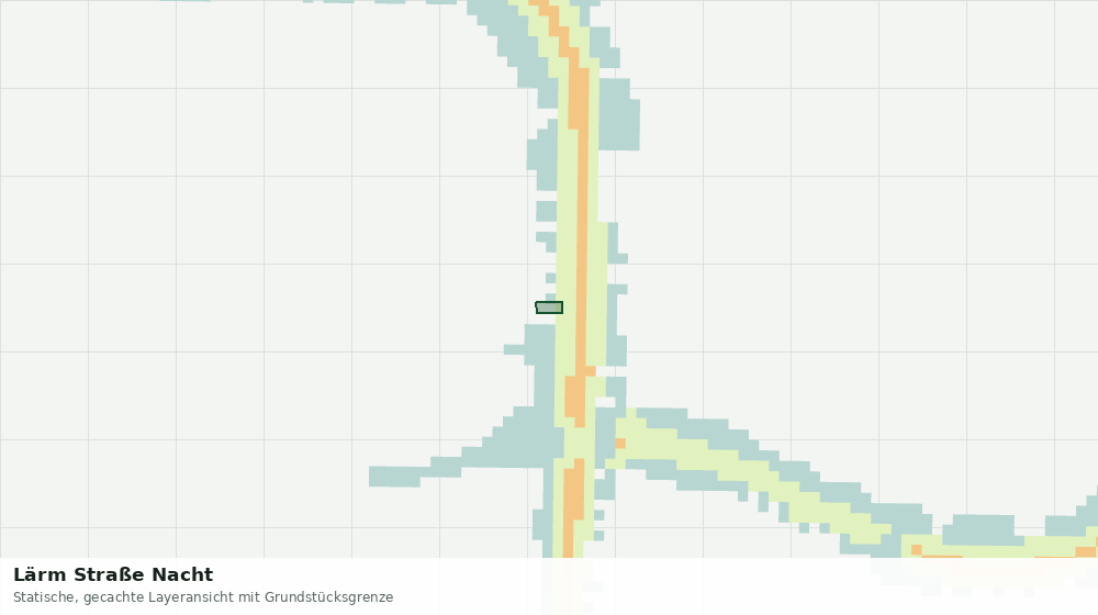 Statische Kartenansicht: Lärm Straße Nacht