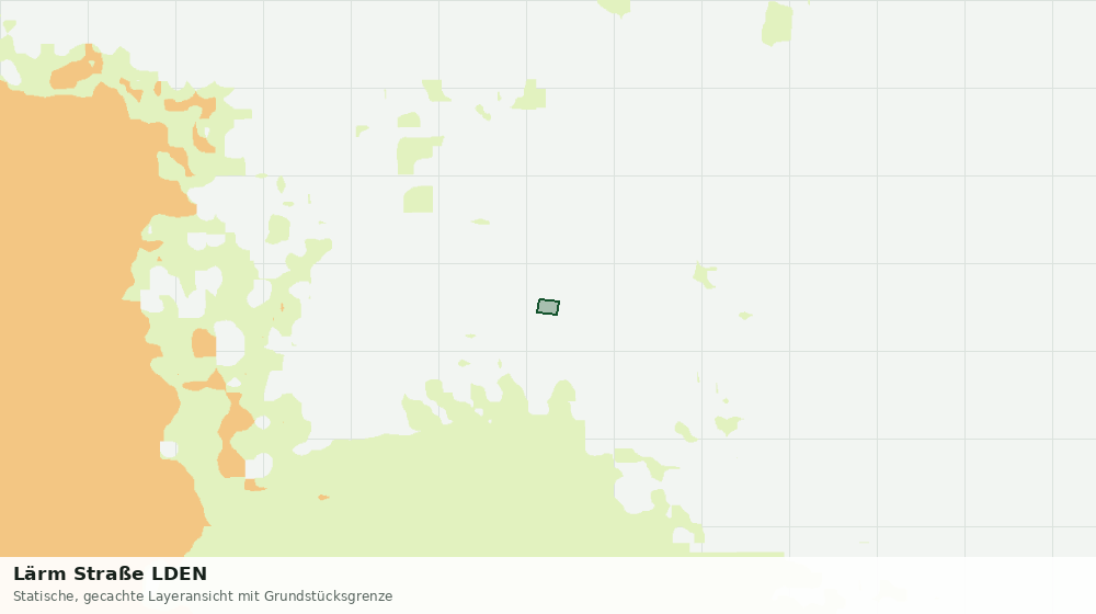 Statische Kartenansicht: Lärm Straße LDEN