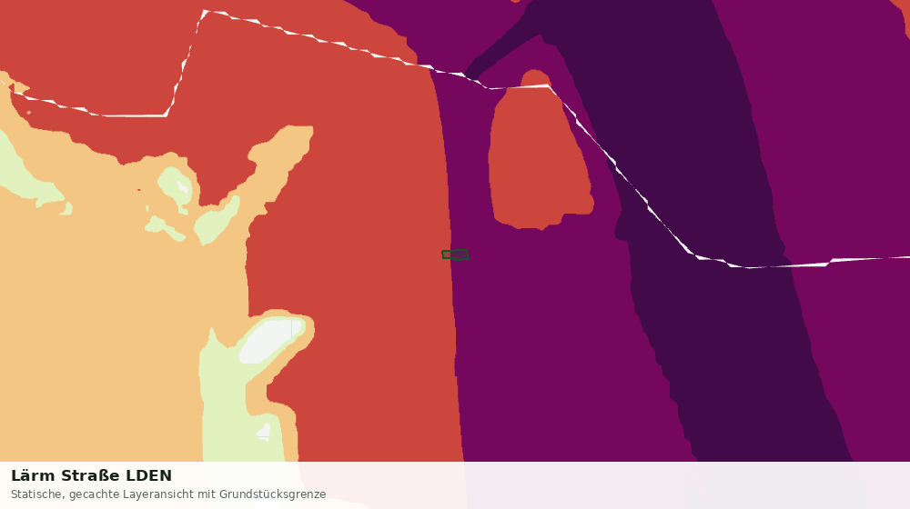 Statische Kartenansicht: Lärm Straße LDEN