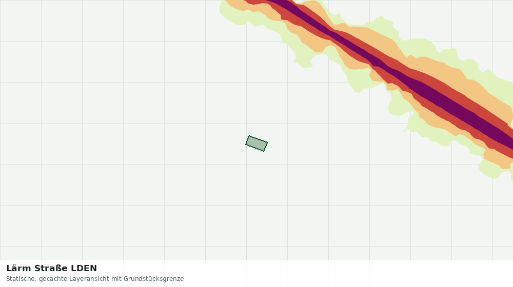 Statische Kartenansicht: Lärm Straße LDEN
