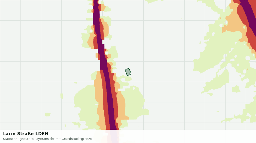 Statische Kartenansicht: Lärm Straße LDEN
