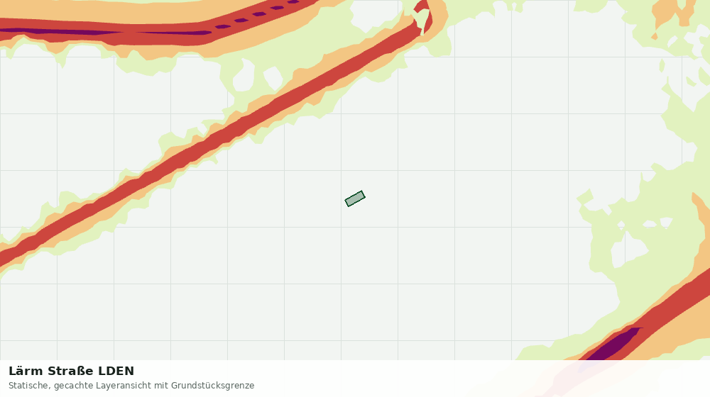 Statische Kartenansicht: Lärm Straße LDEN