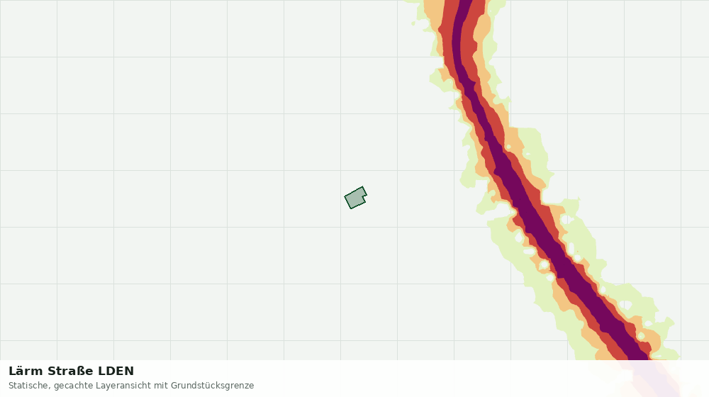 Statische Kartenansicht: Lärm Straße LDEN