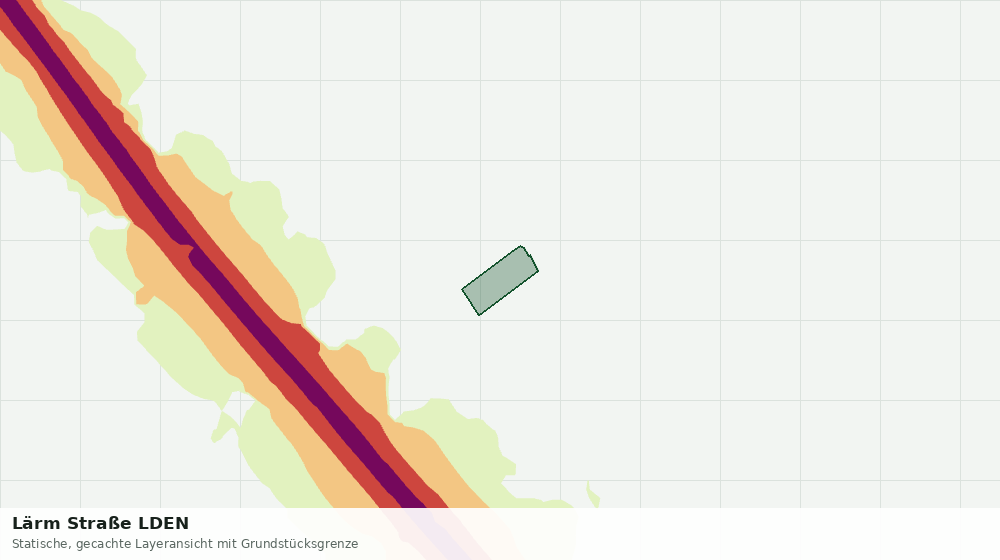Statische Kartenansicht: Lärm Straße LDEN