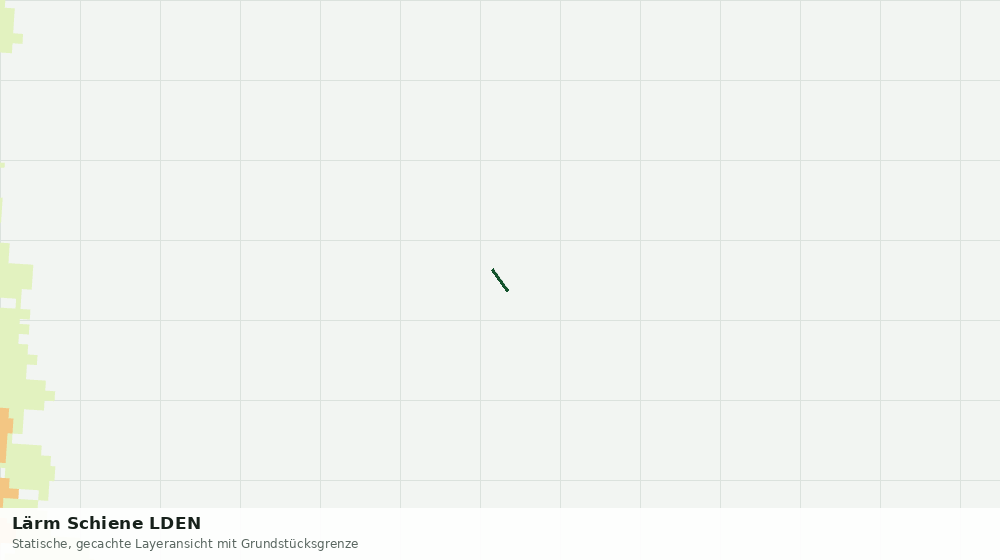 Statische Kartenansicht: Lärm Schiene LDEN