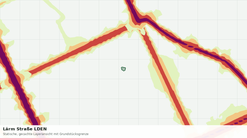 Statische Kartenansicht: Lärm Straße LDEN