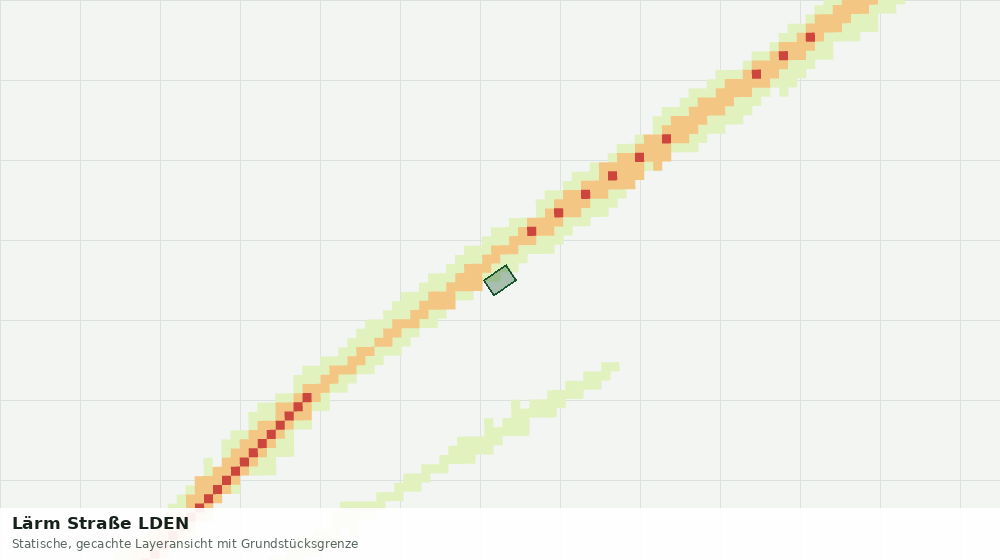 Statische Kartenansicht: Lärm Straße LDEN