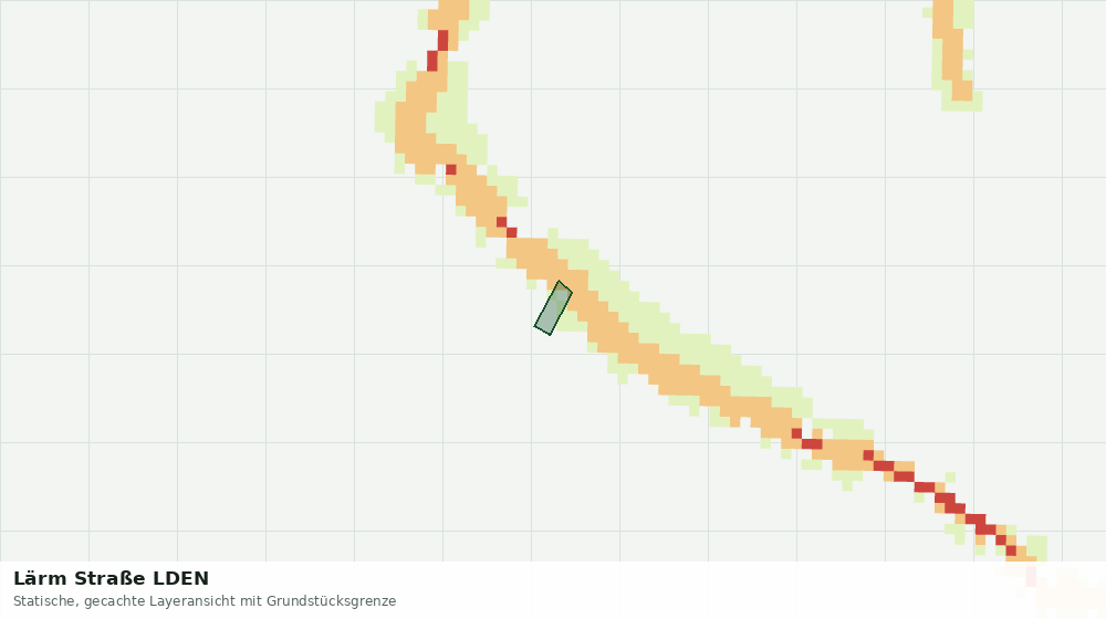 Statische Kartenansicht: Lärm Straße LDEN