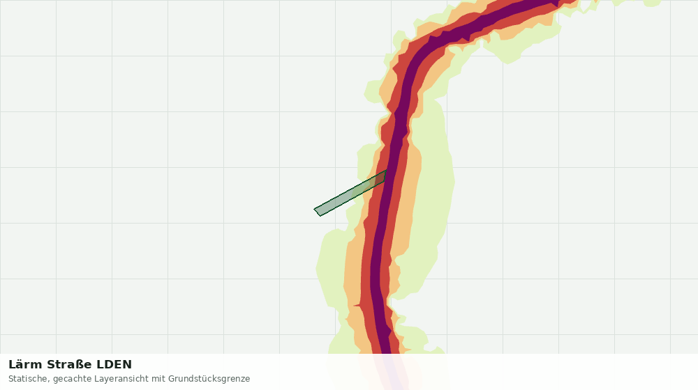 Statische Kartenansicht: Lärm Straße LDEN