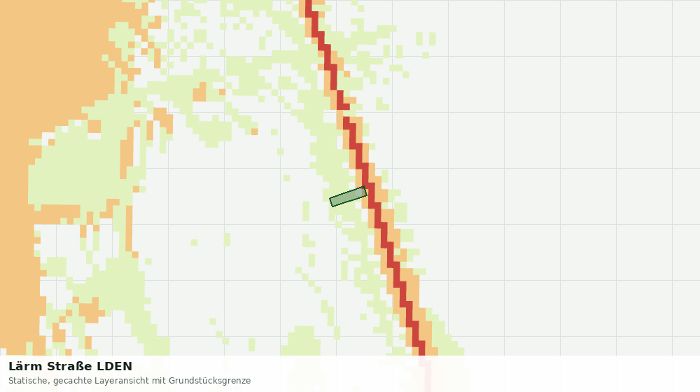Statische Kartenansicht: Lärm Straße LDEN