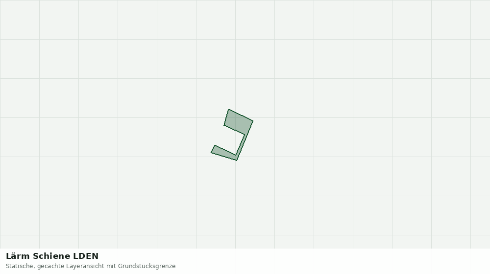 Statische Kartenansicht: Lärm Schiene LDEN