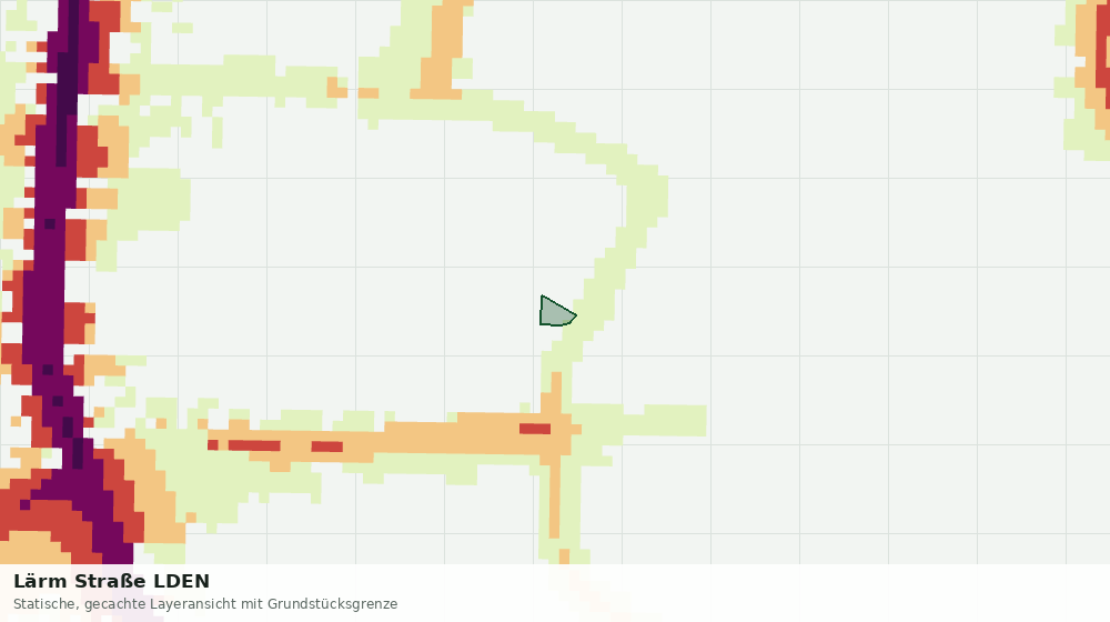 Statische Kartenansicht: Lärm Straße LDEN