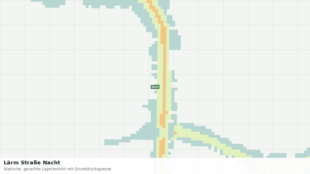 Statische Kartenansicht: Lärm Straße Nacht