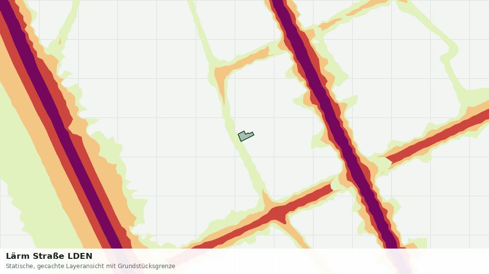 Statische Kartenansicht: Lärm Straße LDEN