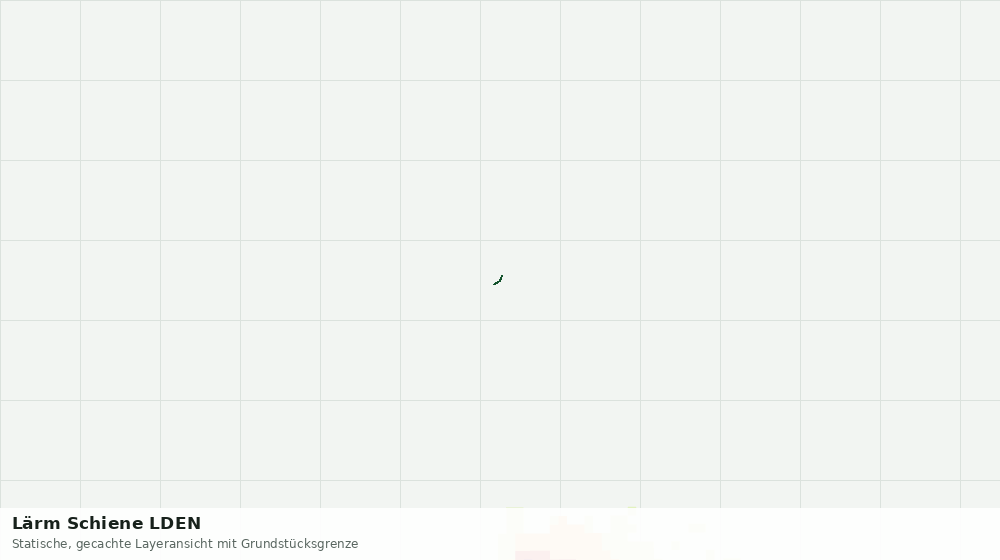 Statische Kartenansicht: Lärm Schiene LDEN