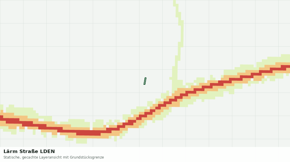 Statische Kartenansicht: Lärm Straße LDEN
