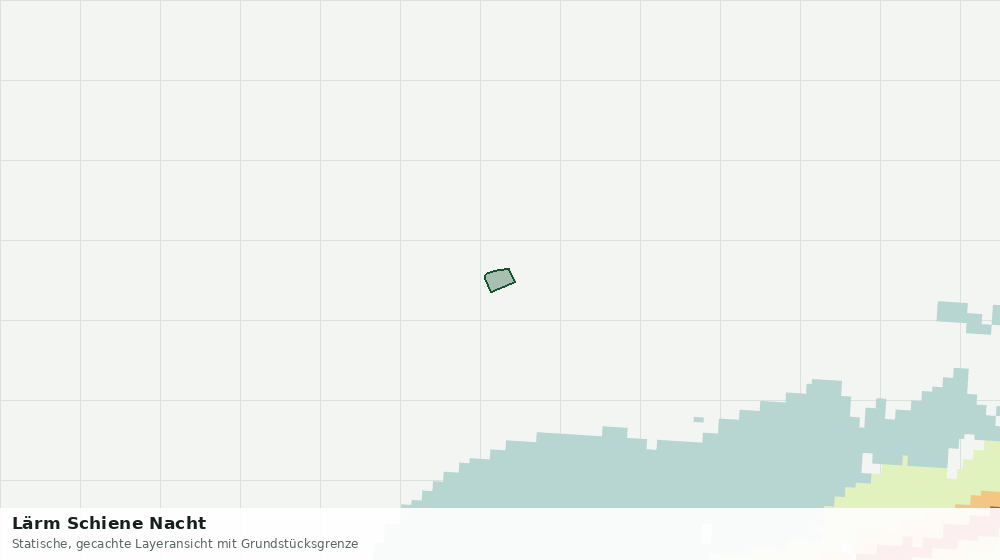 Statische Kartenansicht: Lärm Schiene Nacht