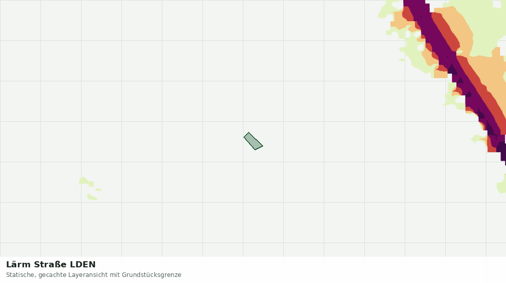 Statische Kartenansicht: Lärm Straße LDEN