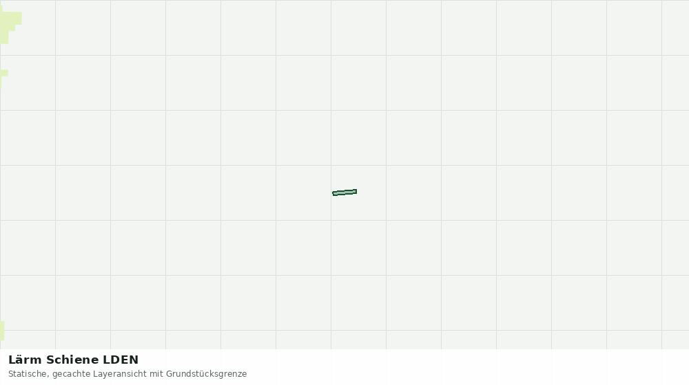 Statische Kartenansicht: Lärm Schiene LDEN