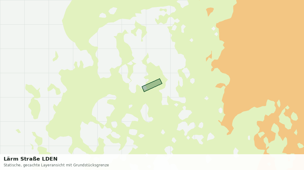 Statische Kartenansicht: Lärm Straße LDEN