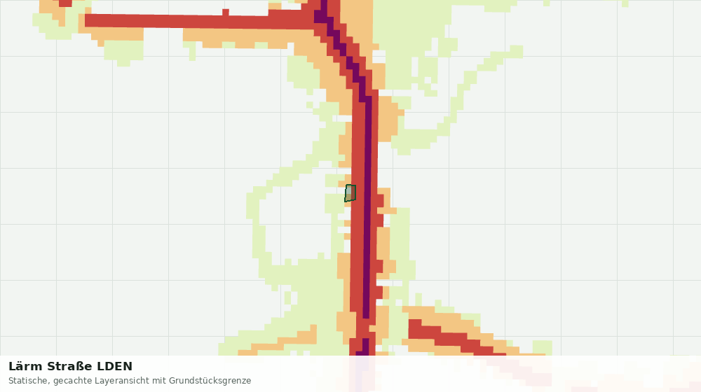 Statische Kartenansicht: Lärm Straße LDEN