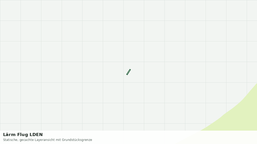 Statische Kartenansicht: Lärm Flug LDEN