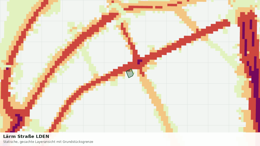 Statische Kartenansicht: Lärm Straße LDEN