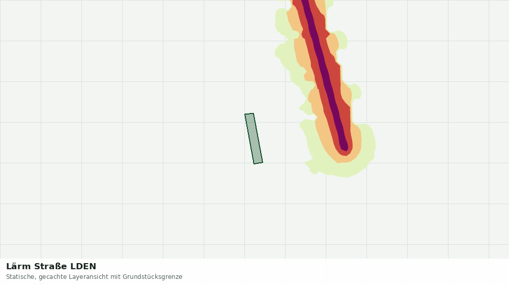 Statische Kartenansicht: Lärm Straße LDEN
