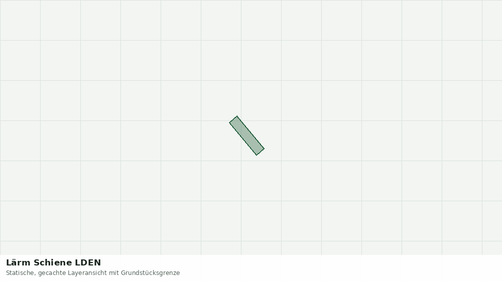 Statische Kartenansicht: Lärm Schiene LDEN